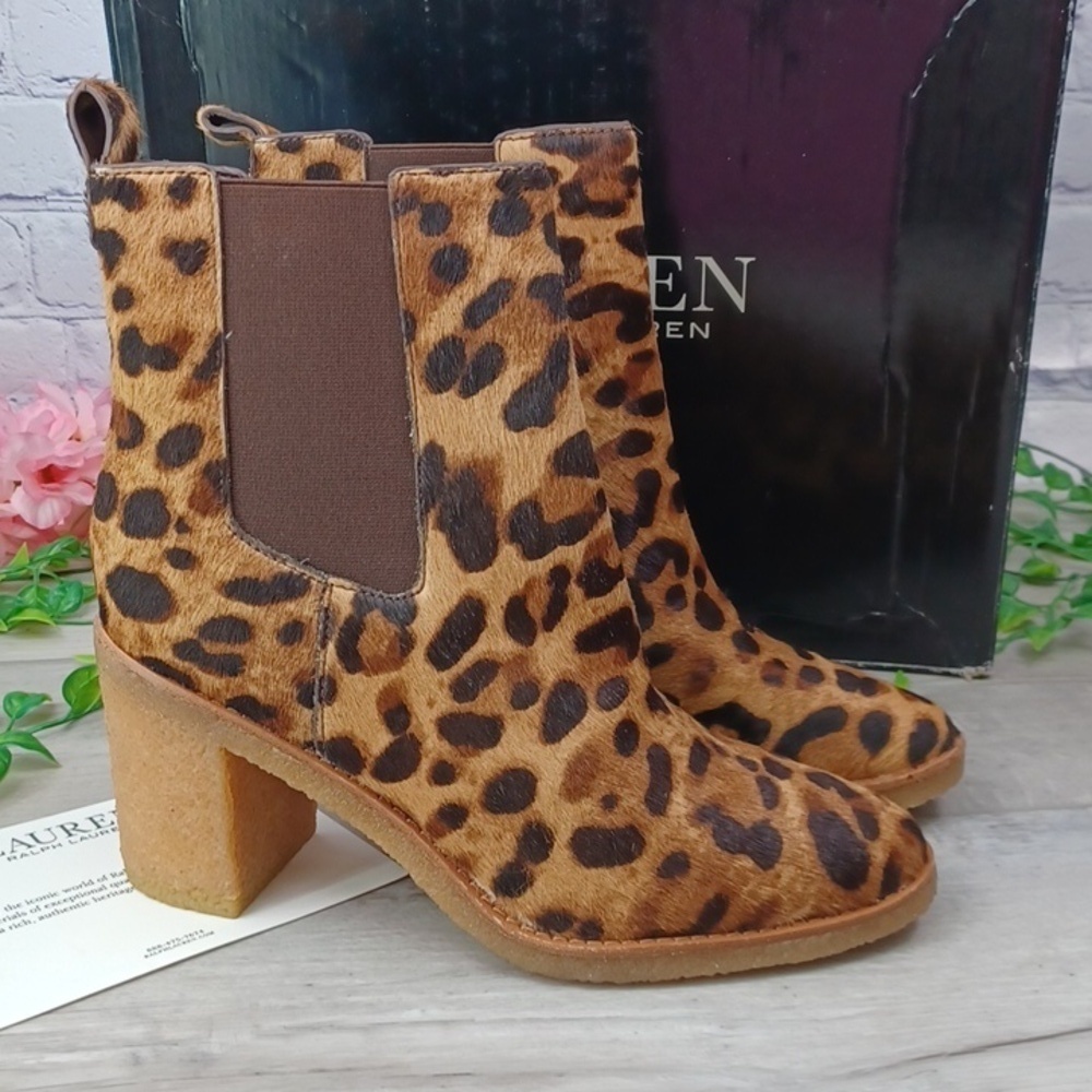 Lauren Ralph Lauren Mariana Boot Calf Hair NIB